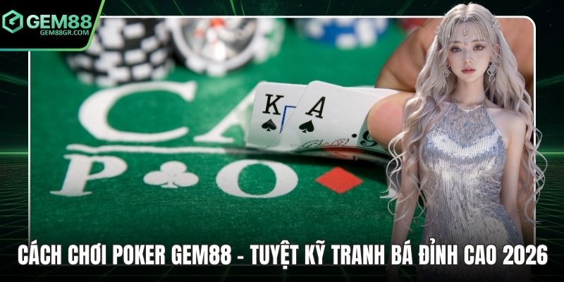 Cách chơi poker