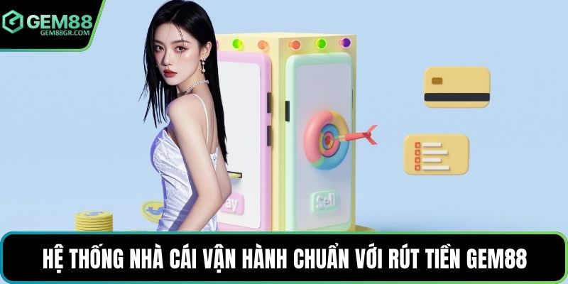 Hệ thống nhà cái vận hành chuẩn với rút tiền GEM88