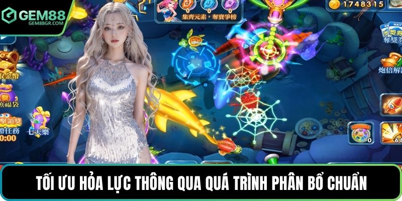 Tối ưu hỏa lực thông qua quá trình phân bổ chuẩn