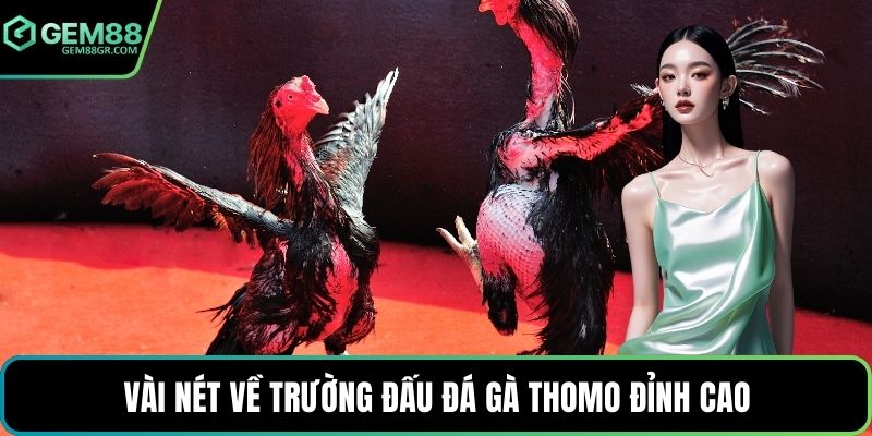 Vài nét về trường đấu đá gà Thomo đỉnh cao